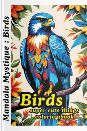 Bird Mandala Coloring Book for Adults – Stress Relief & Fun front cover