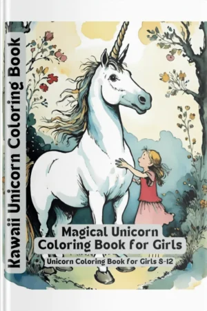 Magical Unicorn Coloring Book for Girls Unicorn Coloring Book for Girls 8-12 Kawaii Unicorn Coloring Book front cover
