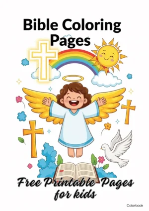 Christian & Bible Coloring Pages – Free Printables front cover